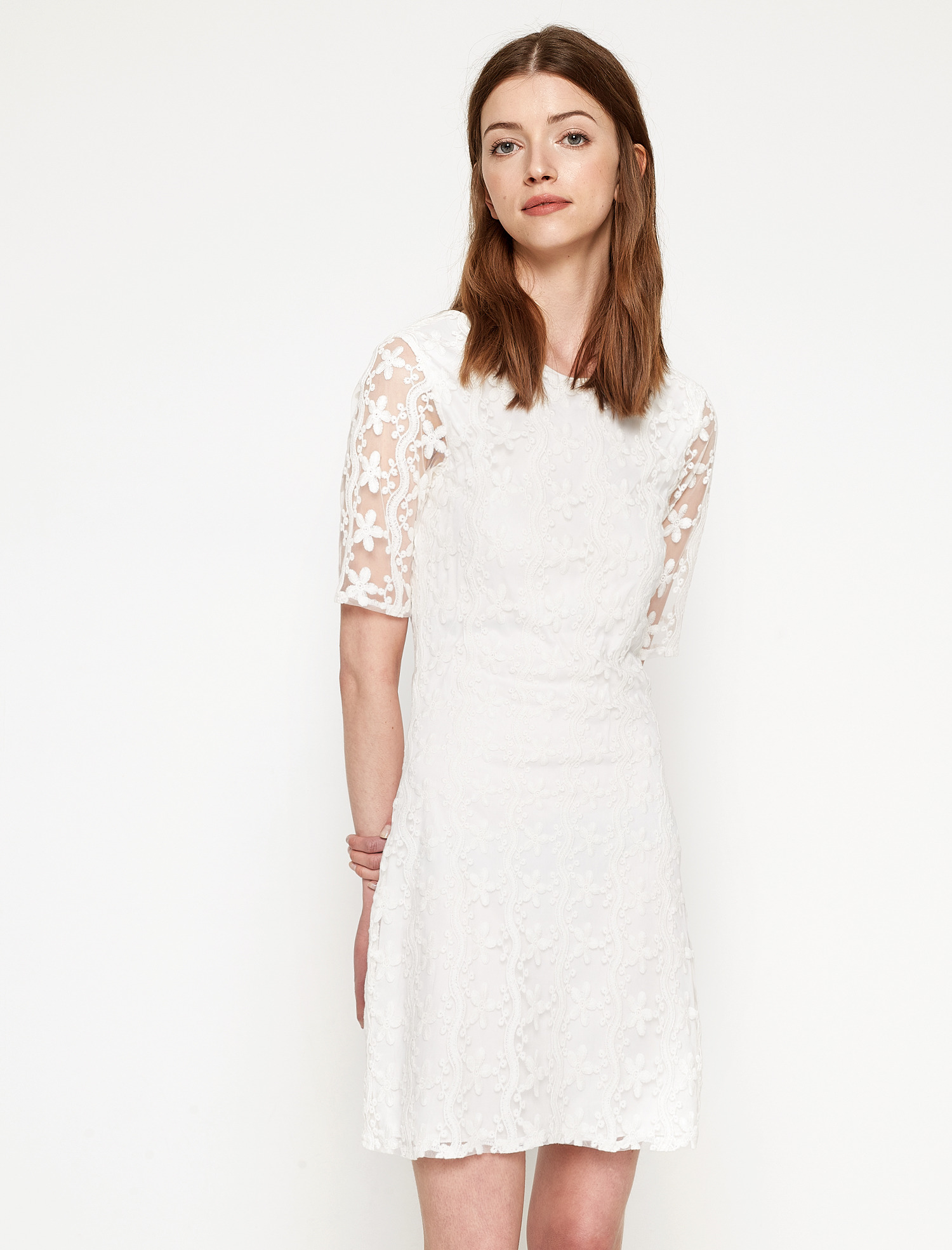 

Платье Koton 7YAK88368PK XL Off White