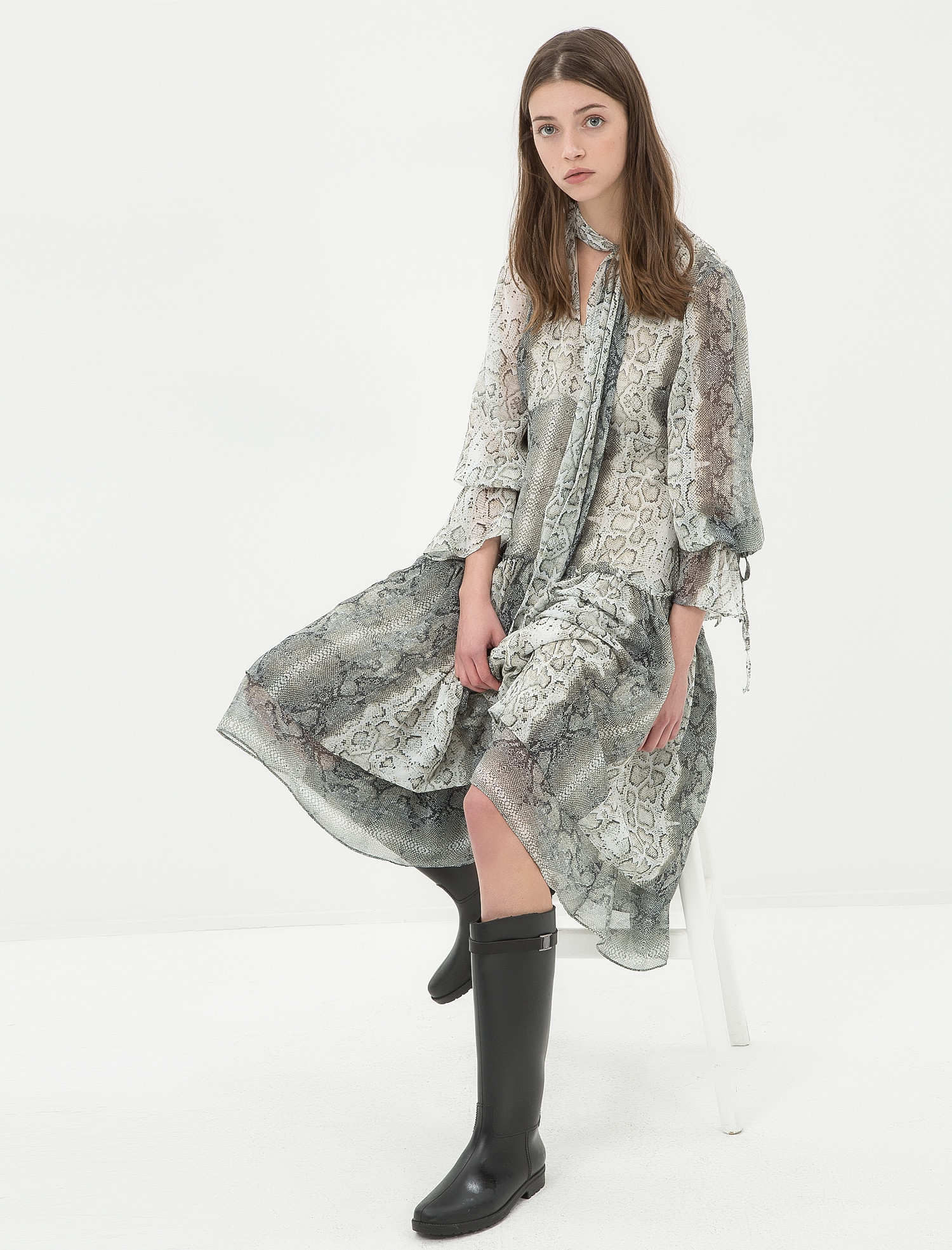 

Платье Koton 7KAK88256PW 36 Khaki Design