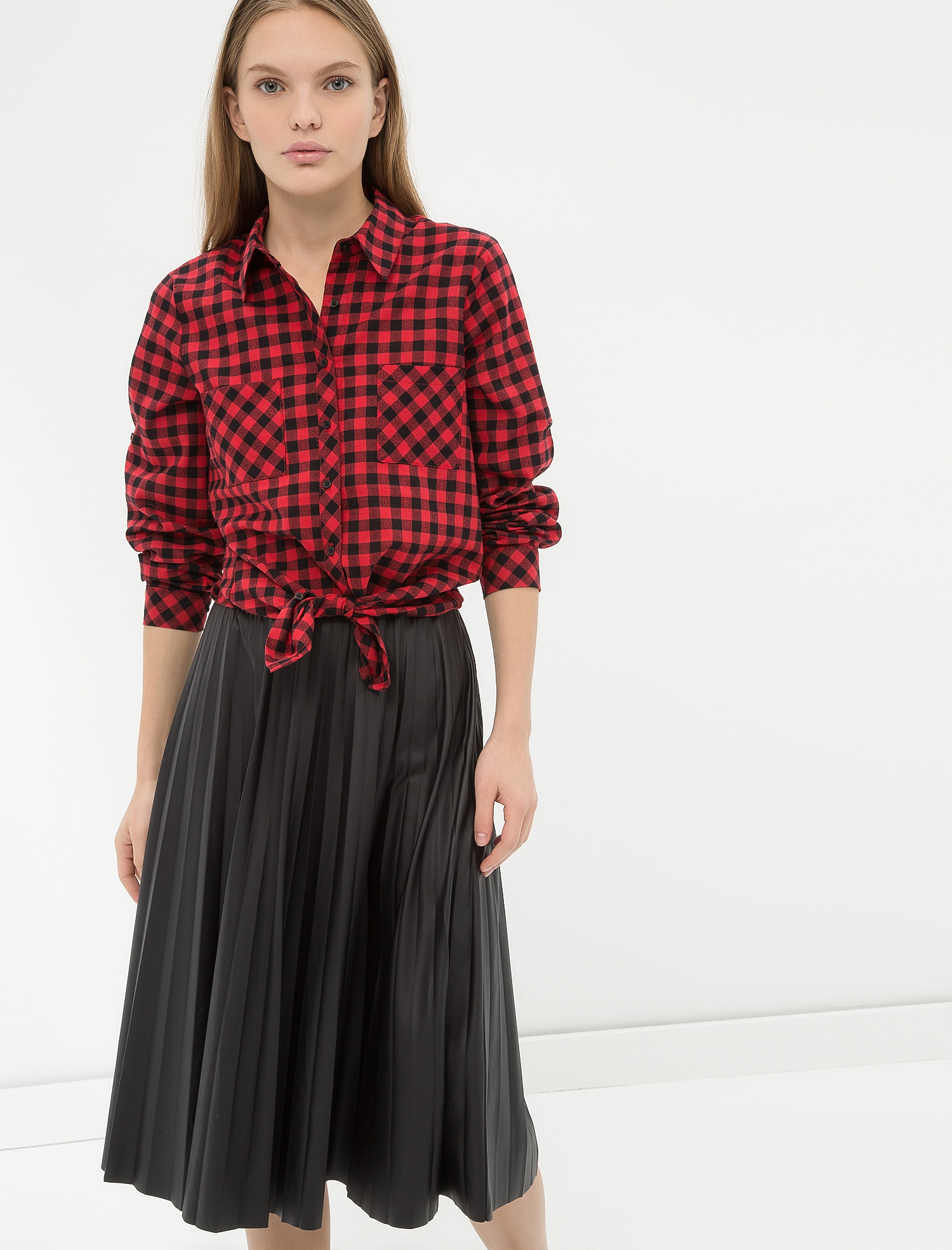 

Рубашка Koton 7KAL66674IW 36 Red Check