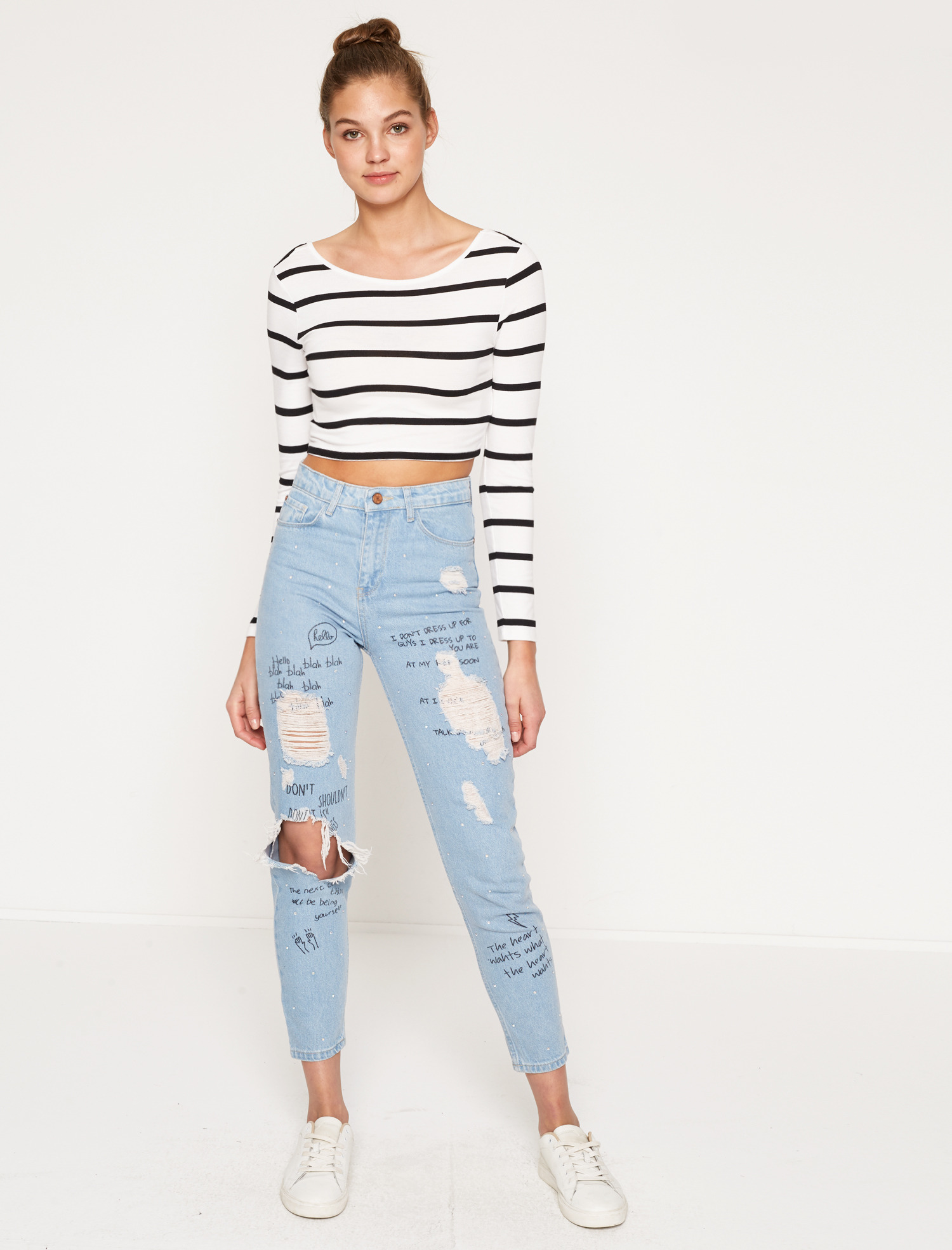 

Джемпер Koton 7YAL11438JK M Black Stripe