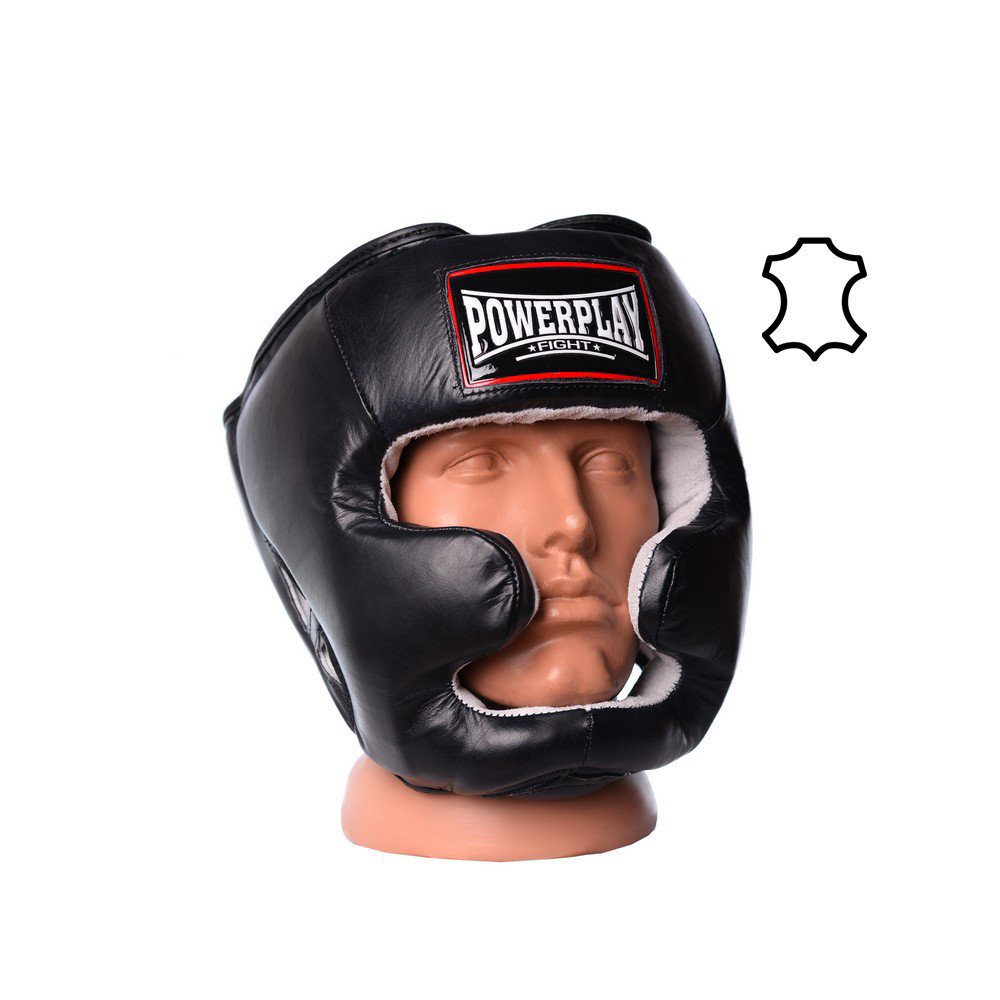 

Боксерский шлем тренировочный PowerPlay 3065 Черный S / M