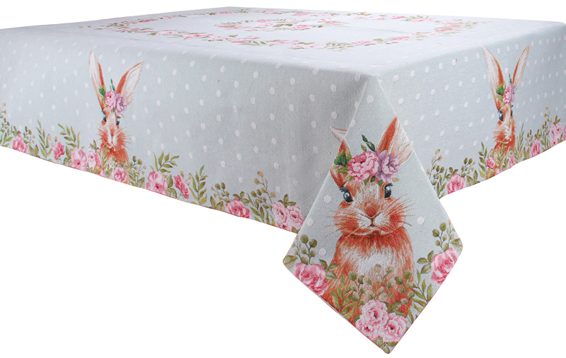 

Скатерть гобеленовая Lefard Home Textile 140х260 см Мятная (711-083)