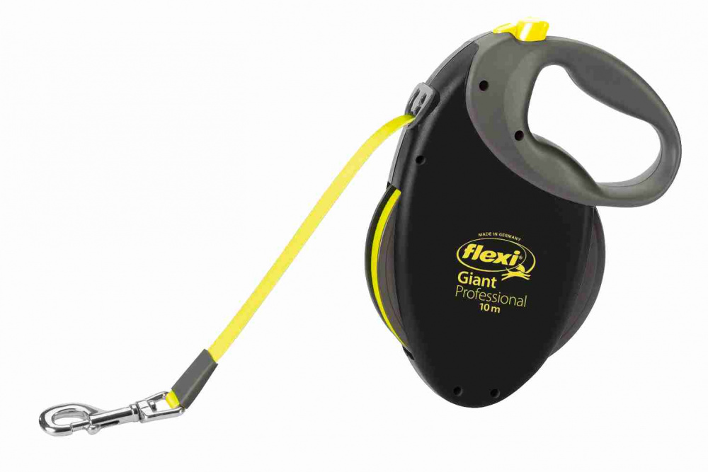 

Поводок-рулетка Flexi GIANT PROFESSIONAL 10м до 50кг черный светящийся (TX-21409)