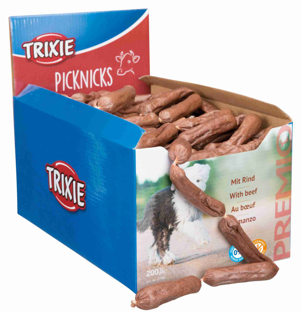 

Лакомство для собак PREMIO Picknicks Trixie с говядиной 8см 200шт (TX-2748)