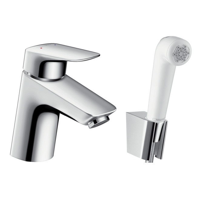 

Смеситель для раковины Hansgrohe Logis с гигиеническим душем однорычажный 71290000