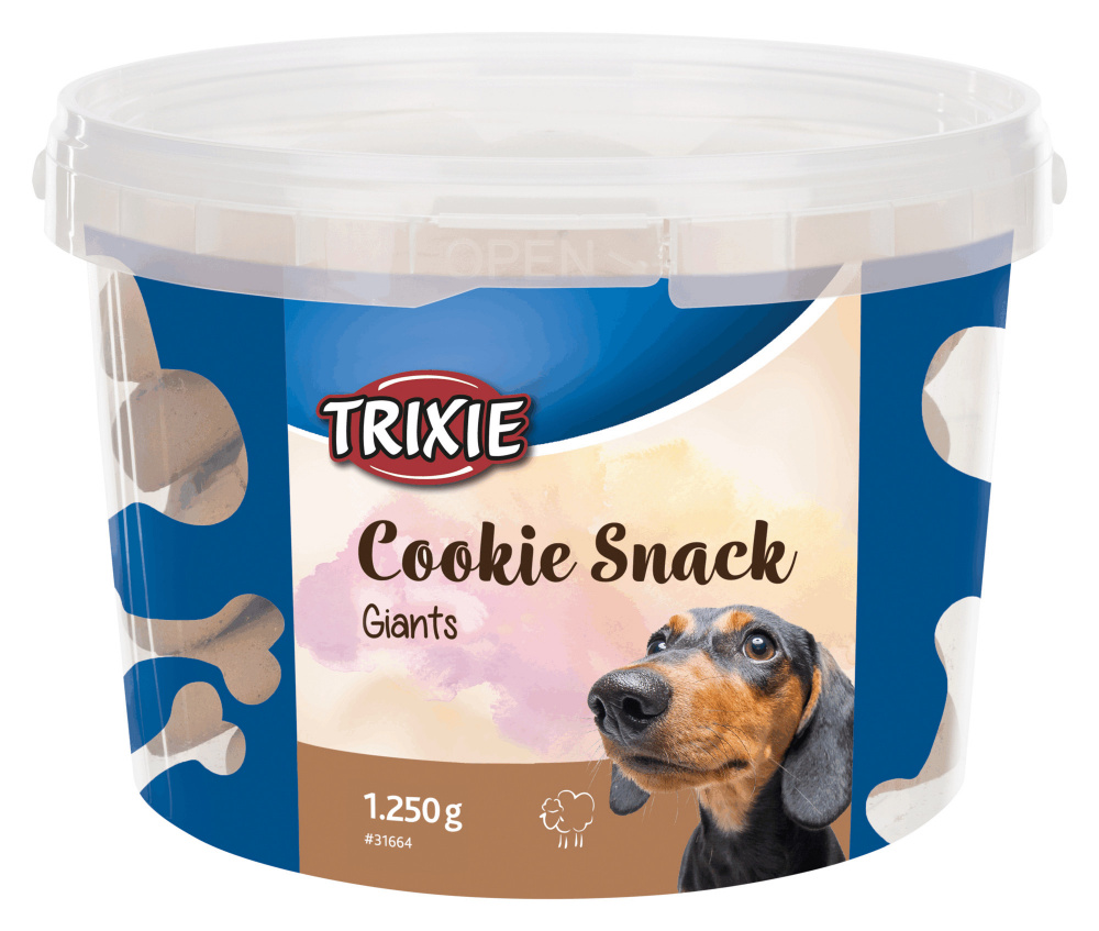 

Лакомство для собак Trixie Cookie Snack Giants с бараниной 1,25кг (TX-31664)