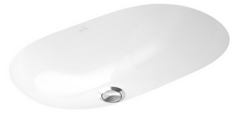 

Умывальник VILLEROY & BOCH O.Novo под столешницу 53*32см белый альпин 41625001