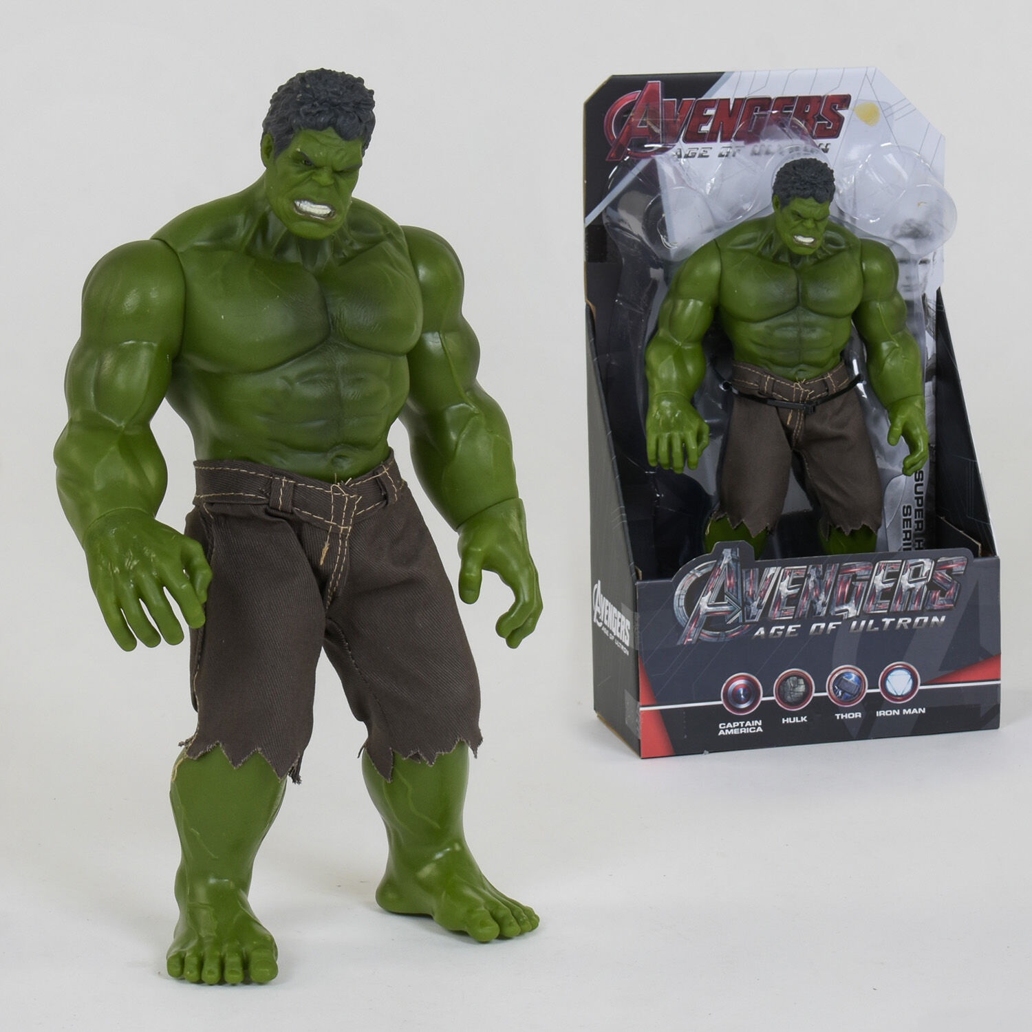 

Детская игрушка фигурка супергерой Халк, Герой игрушка Hulk 32см (3321В)
