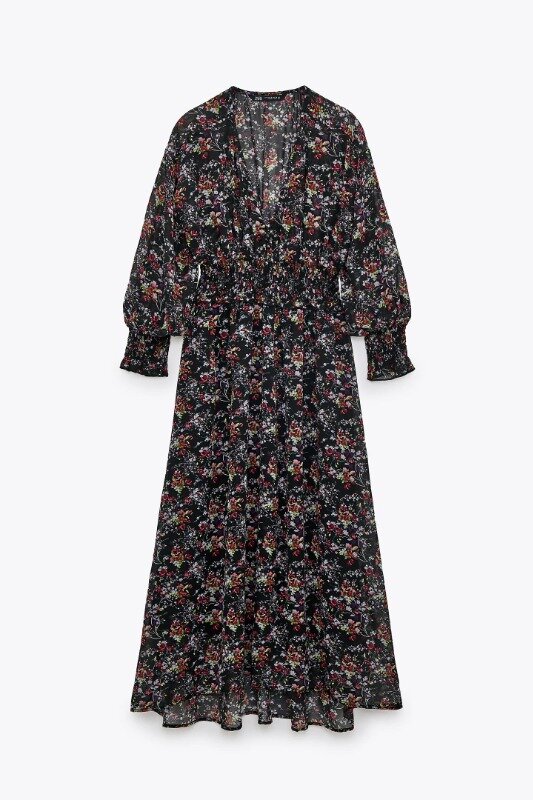 

Платье Zara с цветочным принтом 7521/223 - L