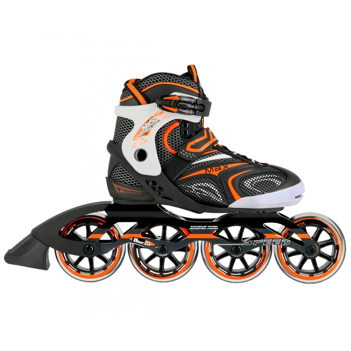 

Роликовые коньки Nils Extreme NA1060S Size 42 Black/Orange