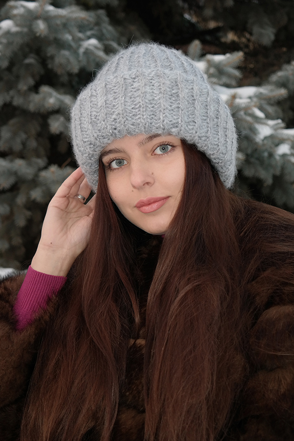 

Шапка «Ксения» Braxton 26068056 56-59 см серый 4705
