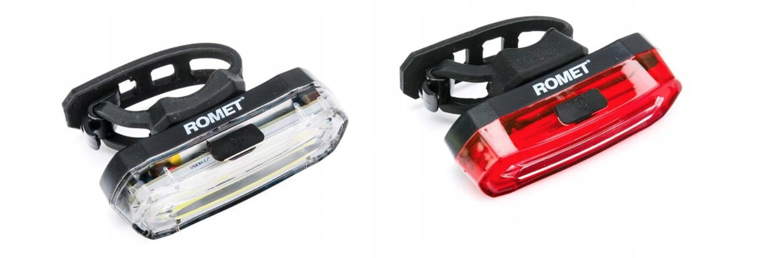 

Комплект фонариков для велосипеда Romet JY-6055F + JY-6055T