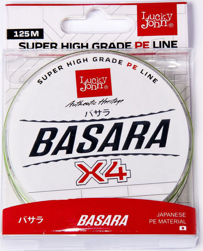 

Шнур Lucky John Basara Light Green Х4 PE 125m 0.174mm Светло-зеленый (LJ4102-017)