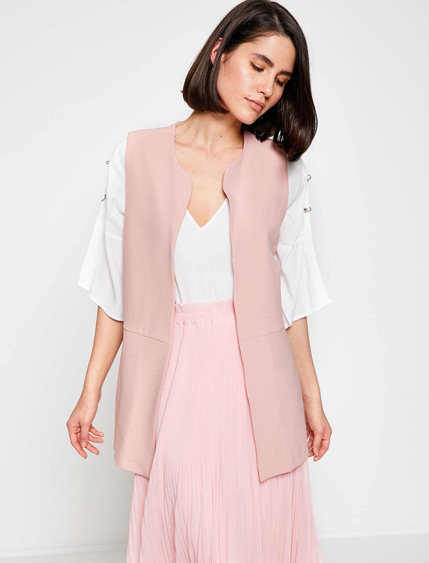 

Жилет Koton 8KAK58013CW-250 38 Rose