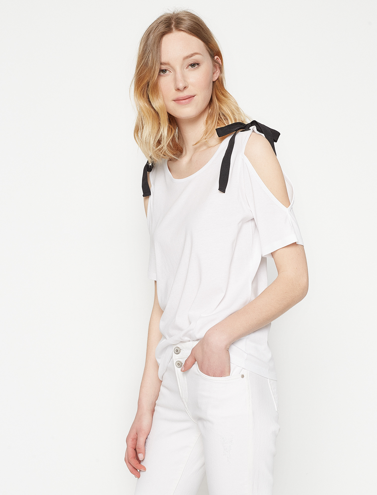 

Футболка Koton 7YAF10146GK-000  White, Футболка Koton 7YAF10146GK-000 XS White