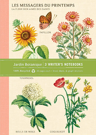 

Jardin Botanique Writer's Notebooks. Set Of Three--(9780735333192)