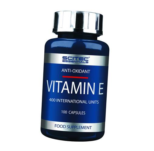 

Витамин Е, Vitamin E, Scitec Essentials 100капс (36170020)