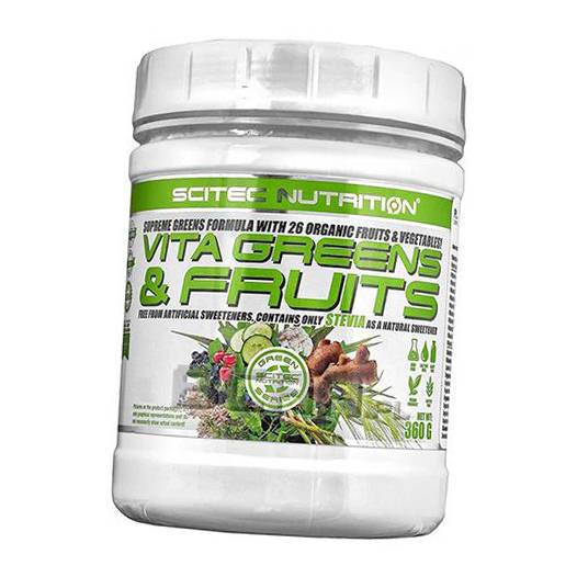 

Витамины и Минералы, Vita greens & fruits, Scitec Nutrition 360г Яблоко (36087027)