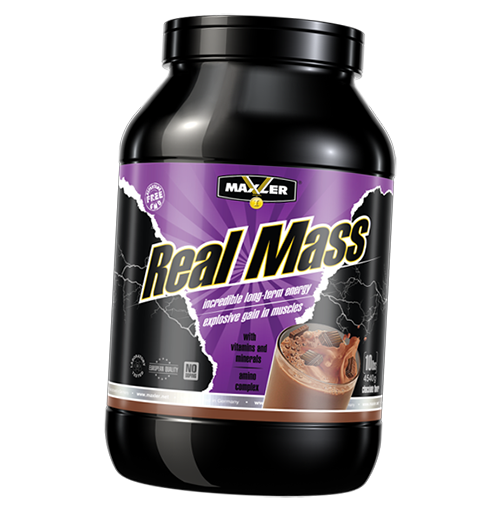 

Гейнер для набора массы, Real Mass, Maxler 4540г Ваниль (30381002)