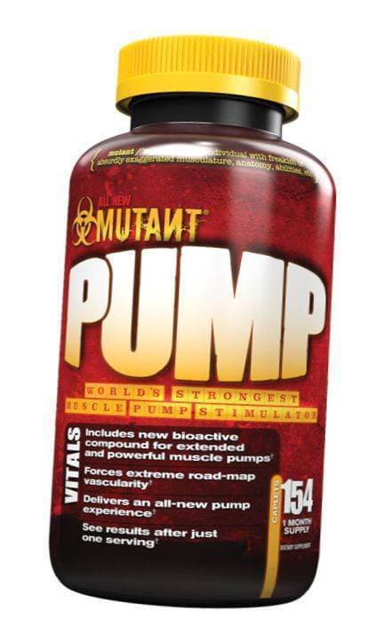 

Максимизатор Оксида Азота, Pump, Mutant 154капс (12100001)