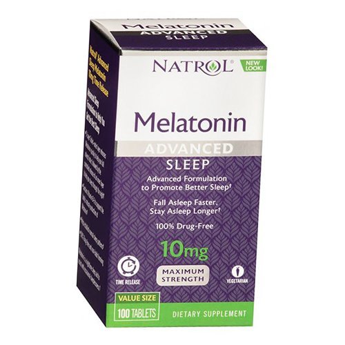

Мелатонин медленного высвобождения, Melatonin Advanced Sleep, Natrol 100таб (72358009)