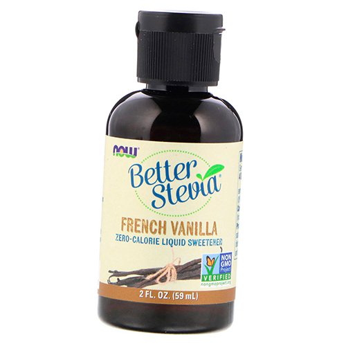 

Стевия Better Stevia Liquid Now Foods 59мл Французская ваниль (05128003)