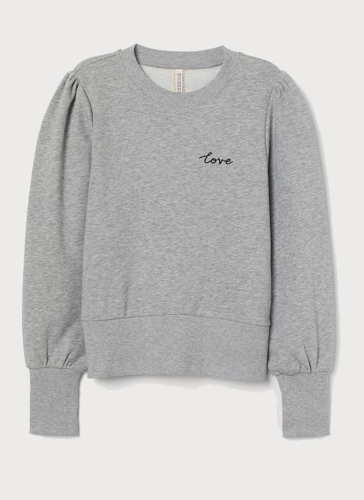 

Свитшот H&M 1103-8116701 S Серый