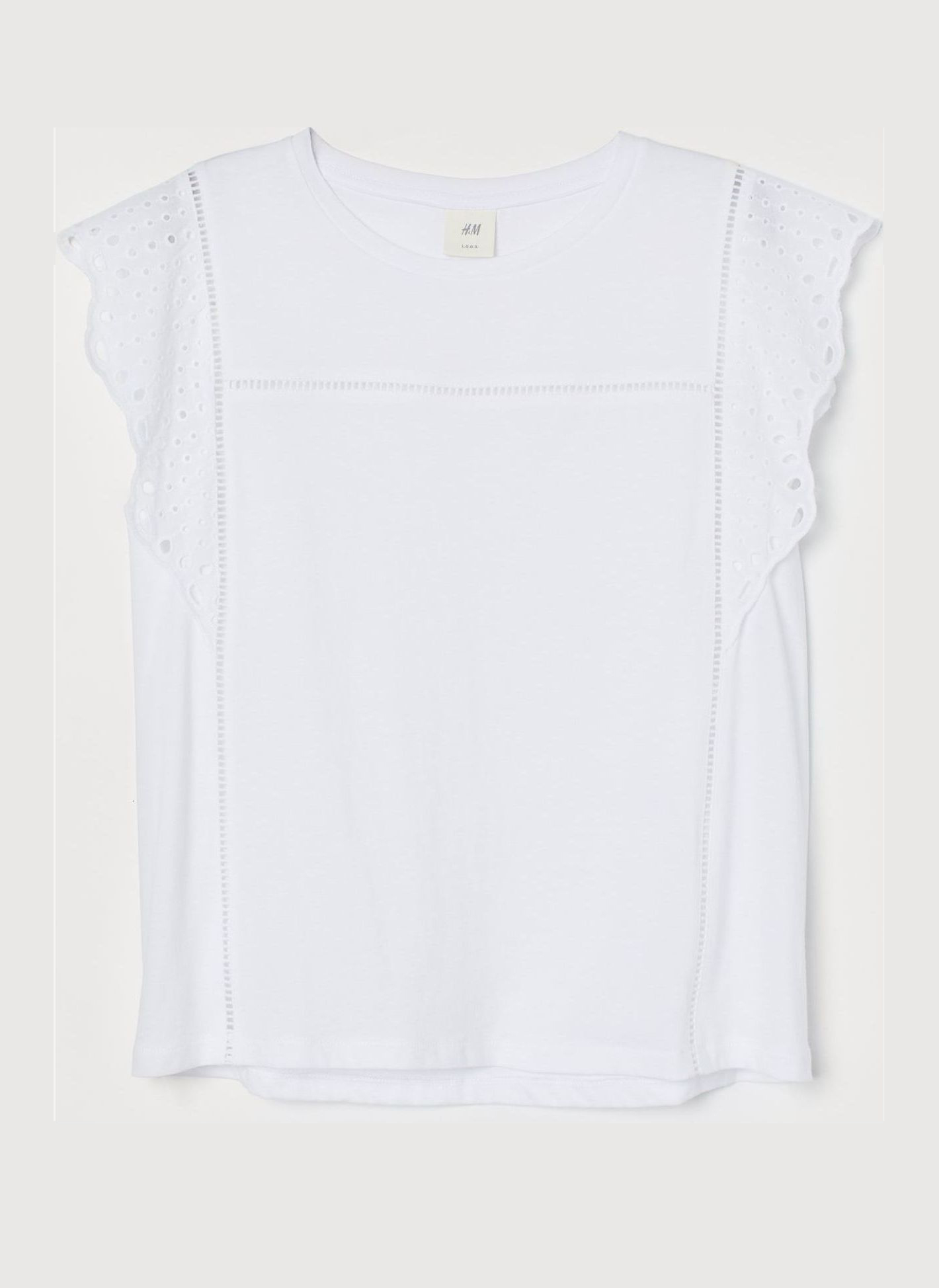 

Блузка H&M 1103-8255811 XL Белая