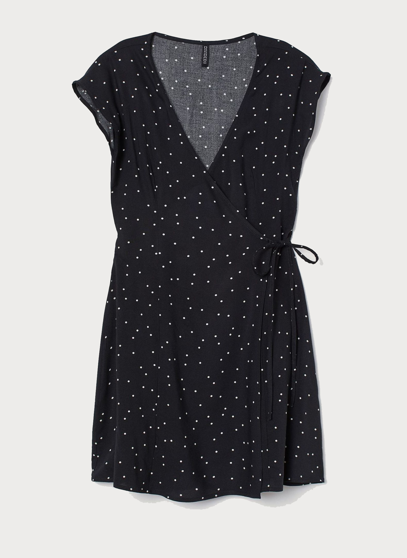 

Платье H&M 1612-8558271 50 Черное с белым
