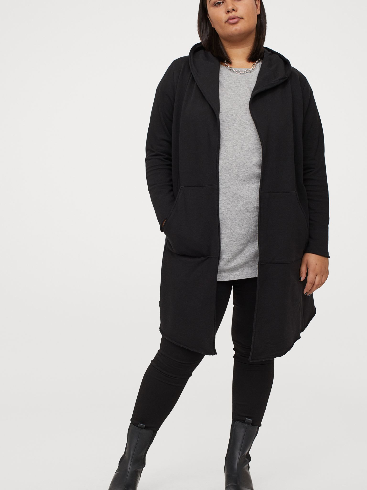

Кардиган H&M 1802-9049632 3XL Черный