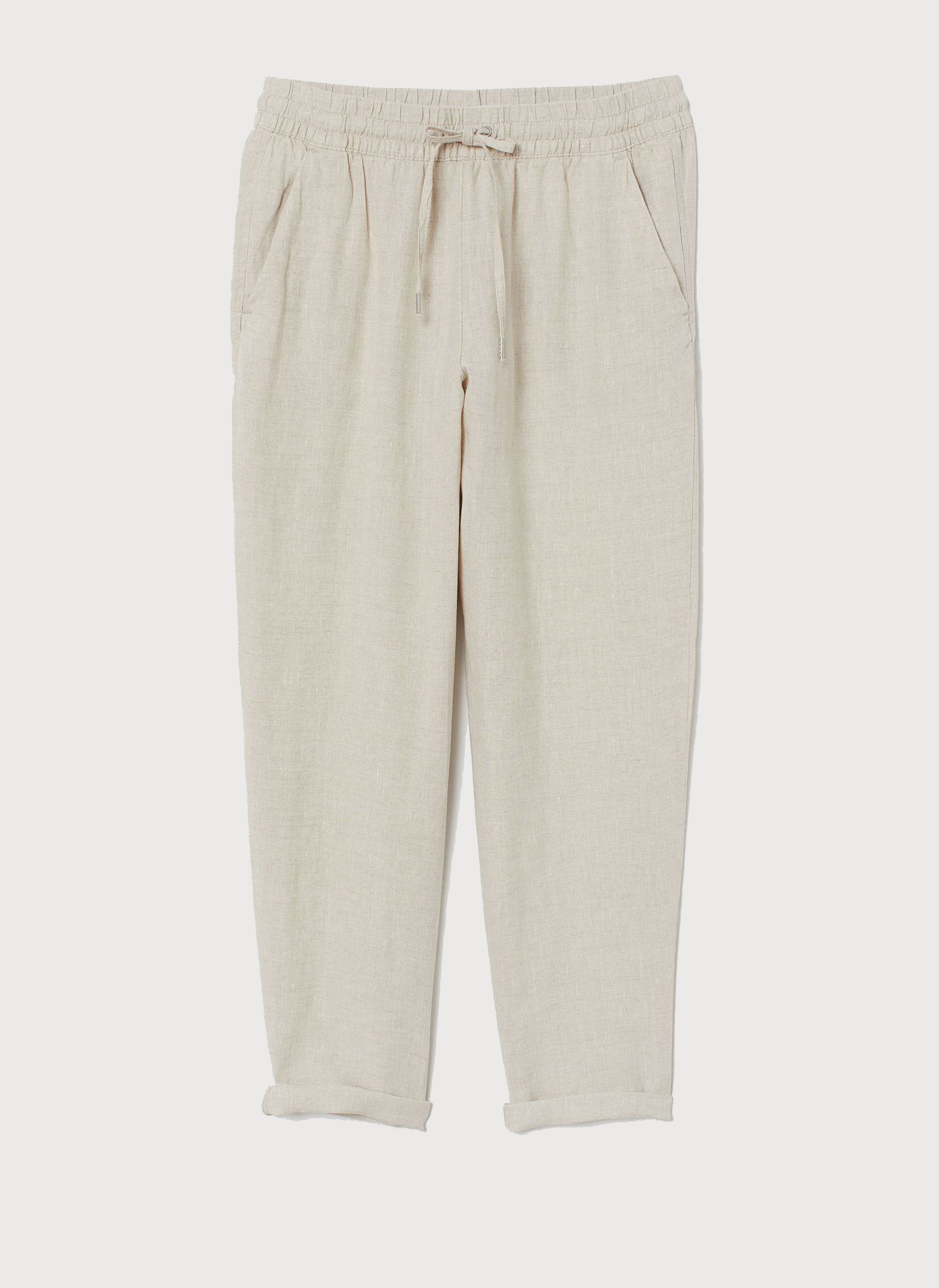

Брюки H&M 203-6909369 44 Светло-бежевые