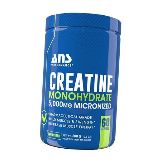 

Креатин Моногидрат, Creatine Monohydrate 5000, ANS Performance 300г (31382003)