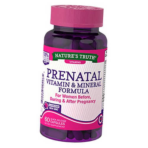 

Nature's Truth Prenatal Vitamin & Mineral Formula 60капс (36509023)