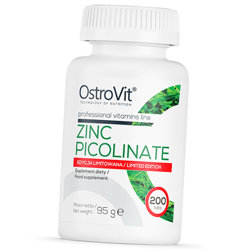 

Цинк Пиколинат, Zinc Picolinate, Ostrovit 200таб (36250042)