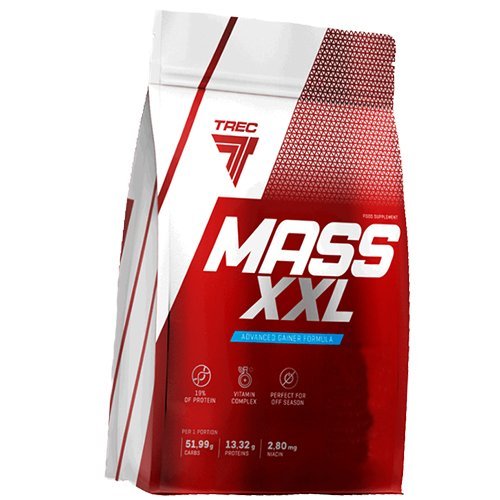 

Гейнер, Mass XXL, Trec Nutrition 1000г Клубника (30101001)