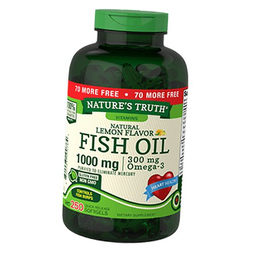 

Омега Nature's Truth Fish Oil 1000 250гелкапс Лимон (67509001)