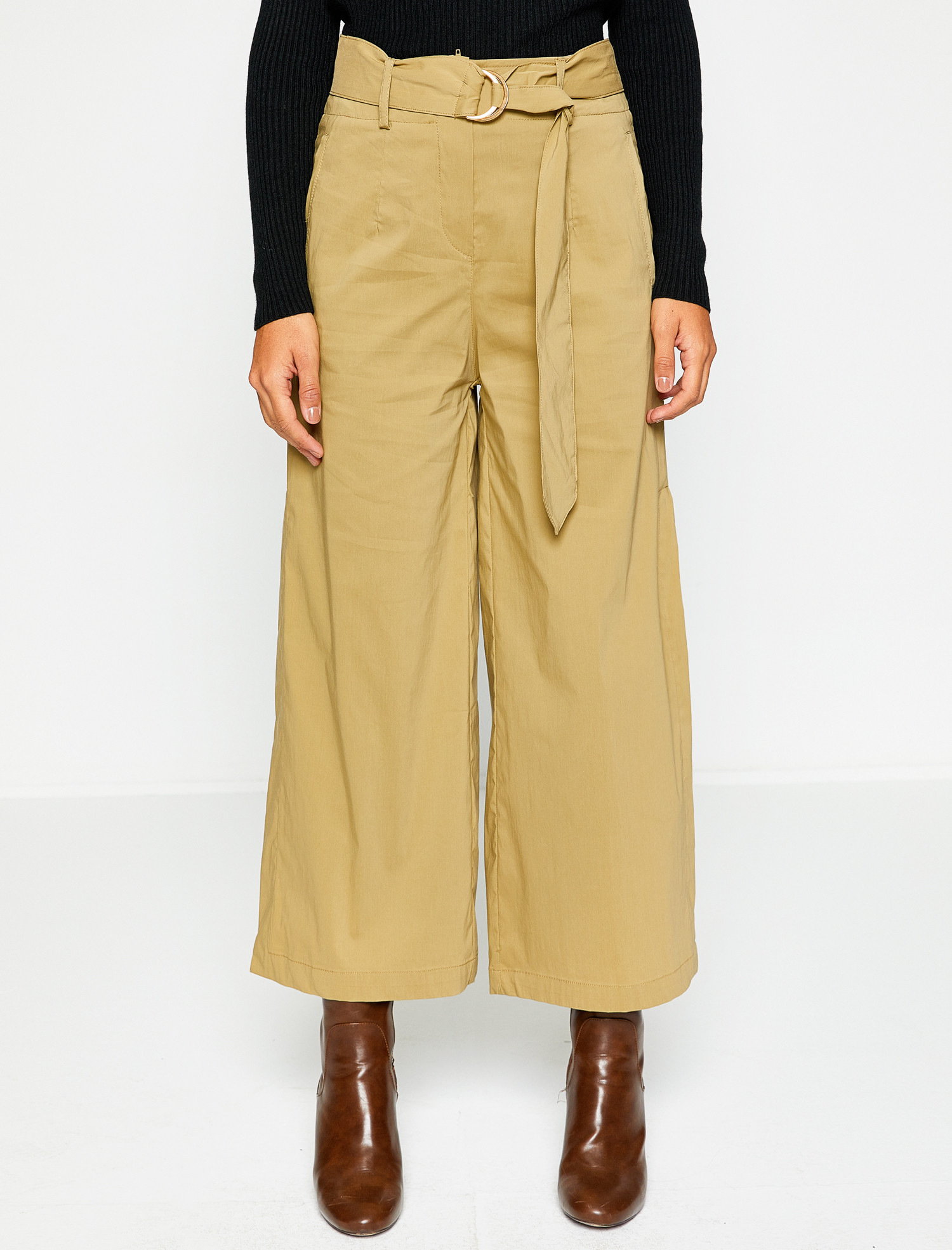 

Брюки-кюлоты Koton 8KAK42342UW-890 38 Khaki