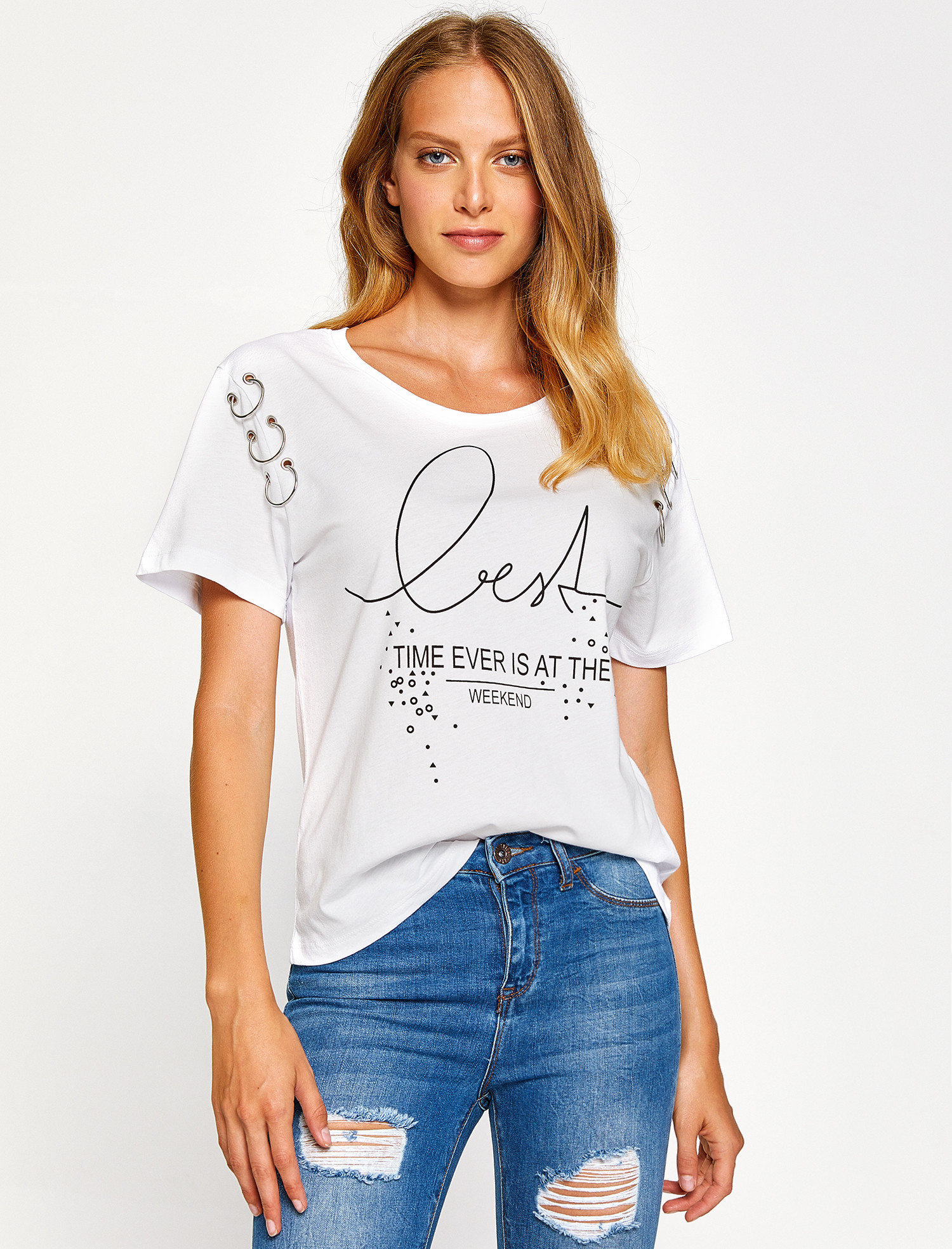 

Футболка Koton 8KAF10222GK-000 XS White