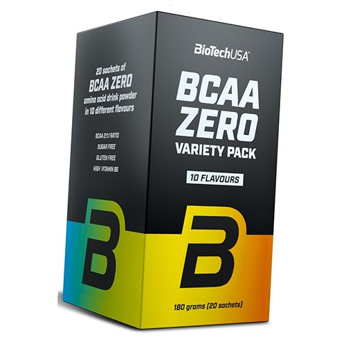 

Аминокислотный Комплекс для спорта, BCAA Zero Variety Pack, BioTech (USA) 20пакетов (28084014)