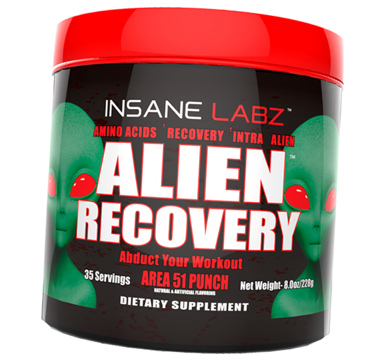 

Аминокислоты с разветвленной цепью, ВСАА, Alien Recovery, Insane Labz 236г Пунш (28059001)