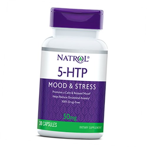 

5 Гидрокситриптофан, 5-HTP 50, Natrol 30капс (72358026)