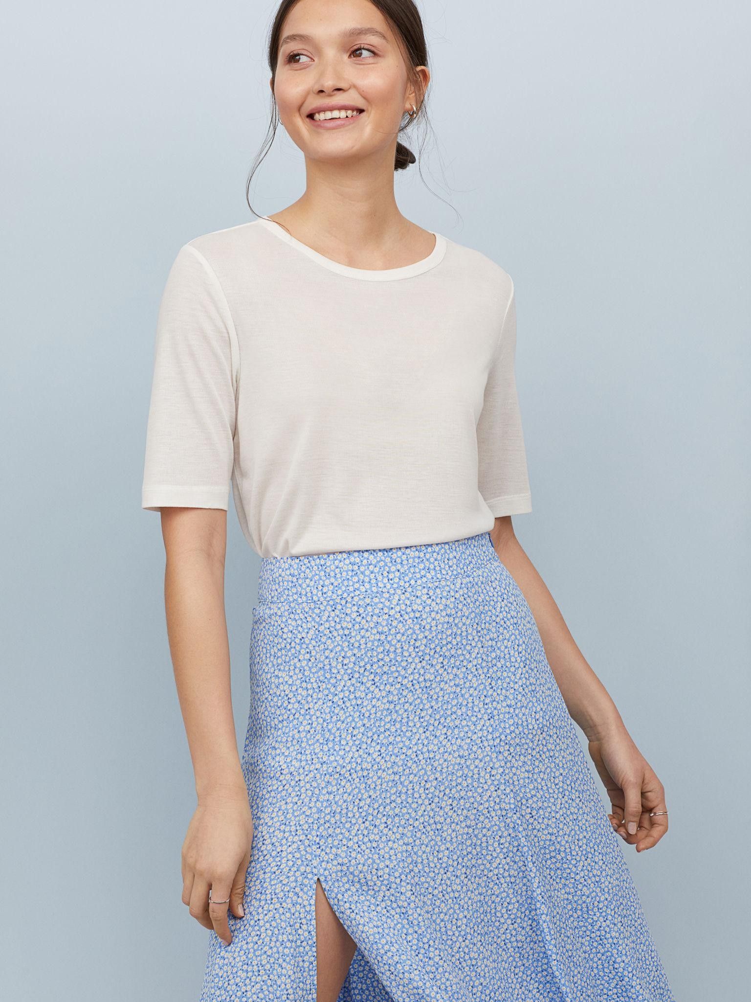 

Футболка H&M 060740824 L Белая