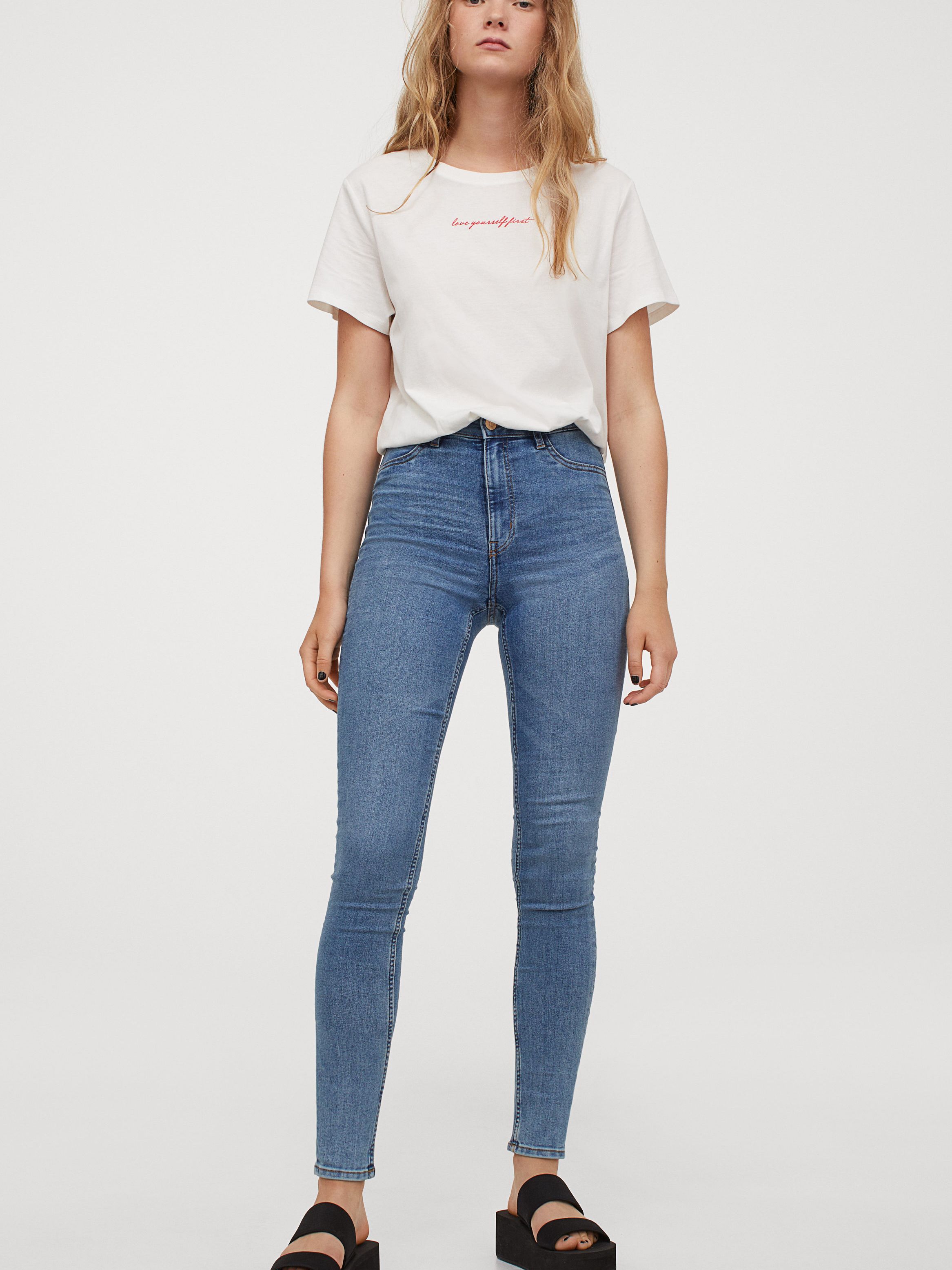 

Джинсы H&M 060706016 38 Светло-синие