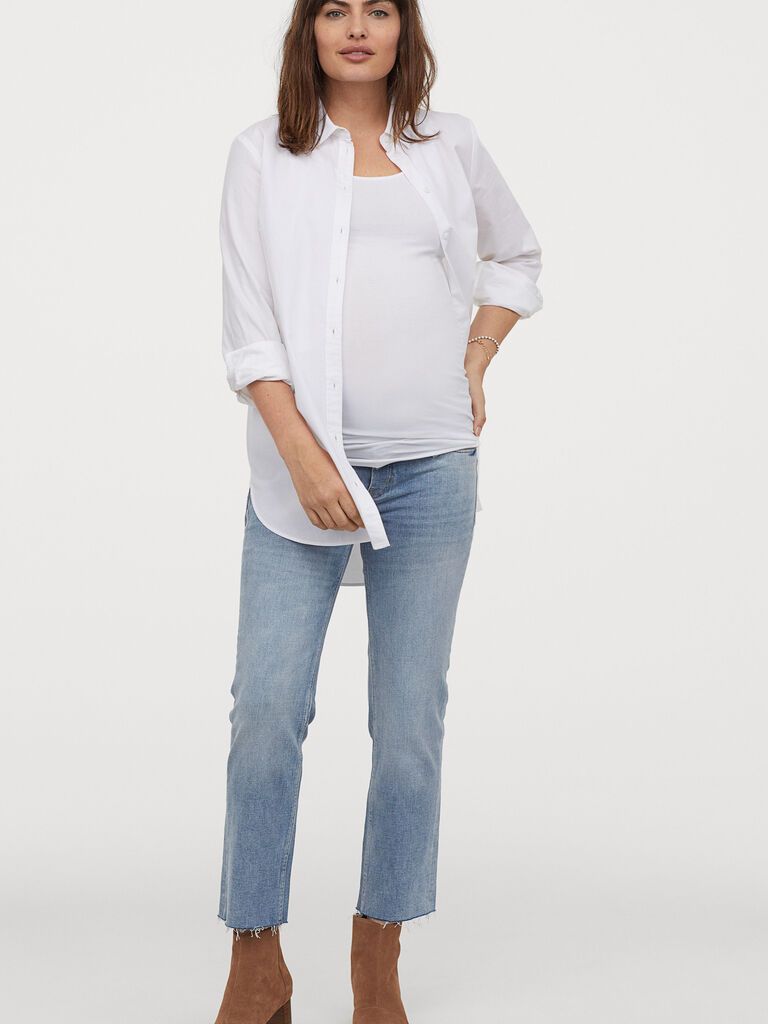 

Джинсы для беременных H&M 060836538 S Голубые