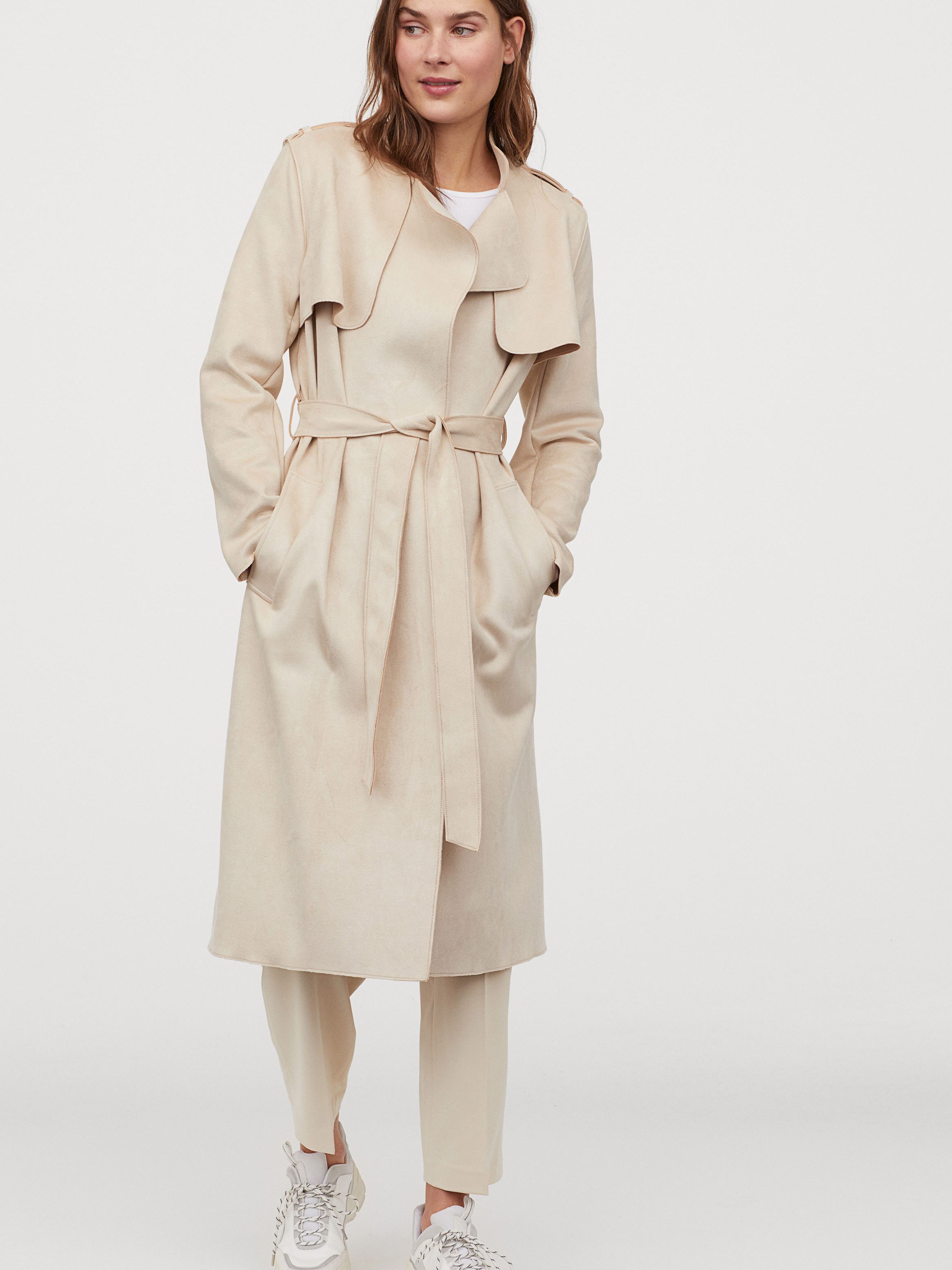 

Тренч H&M 060831684 М Светло-бежевый
