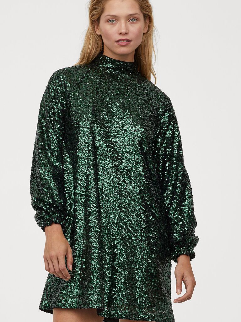 

Платье H&M 060824752 S Зеленое с черным