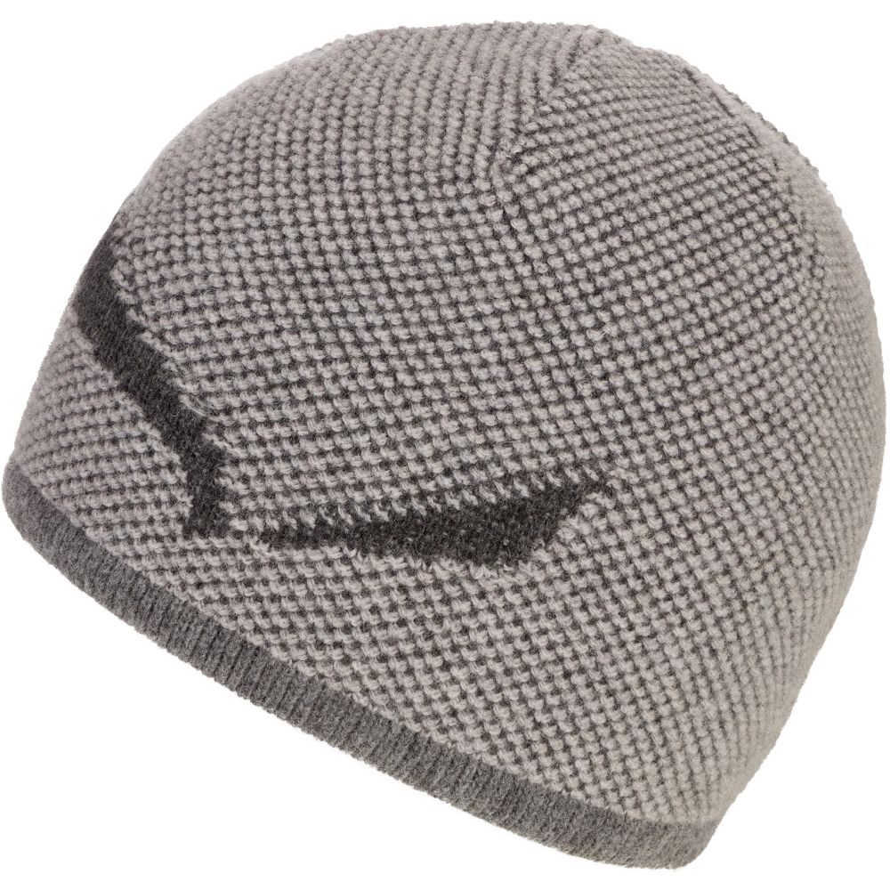 

Шапка Salewa Ortles Wool Beanie сіра