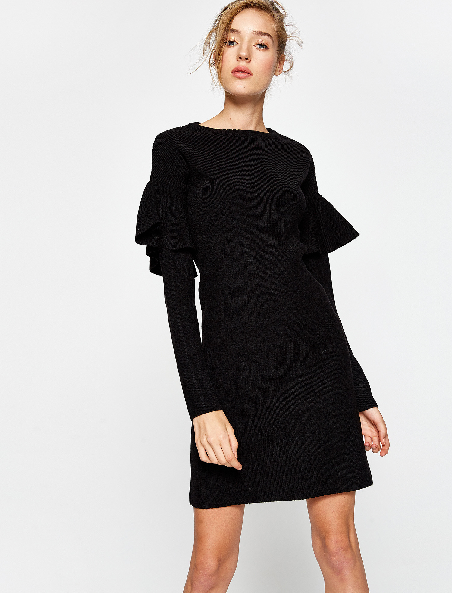 

Платье Koton 8KAK94732QT-999 L Black