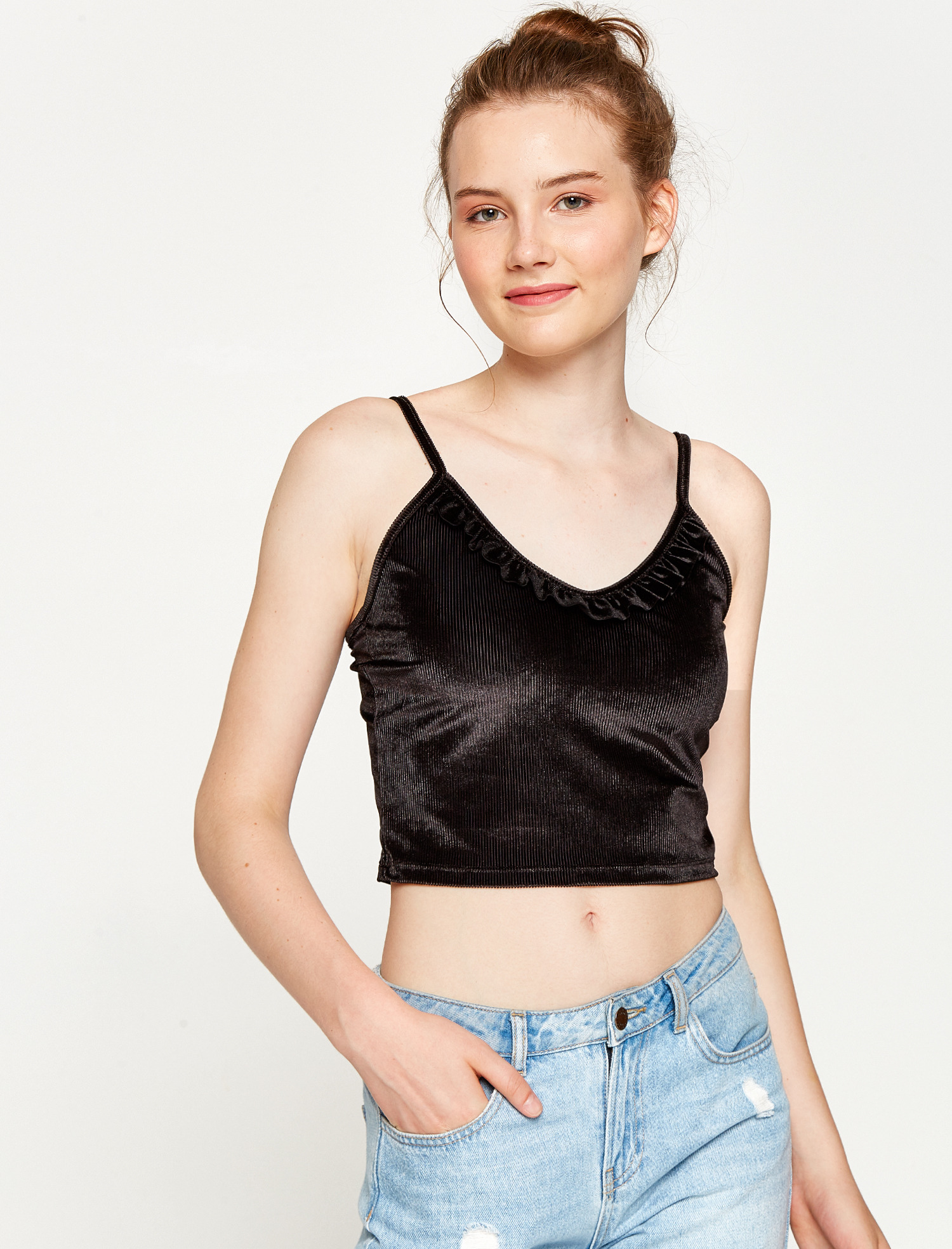 

Топ Koton 8KAL31901JK-999 S Black