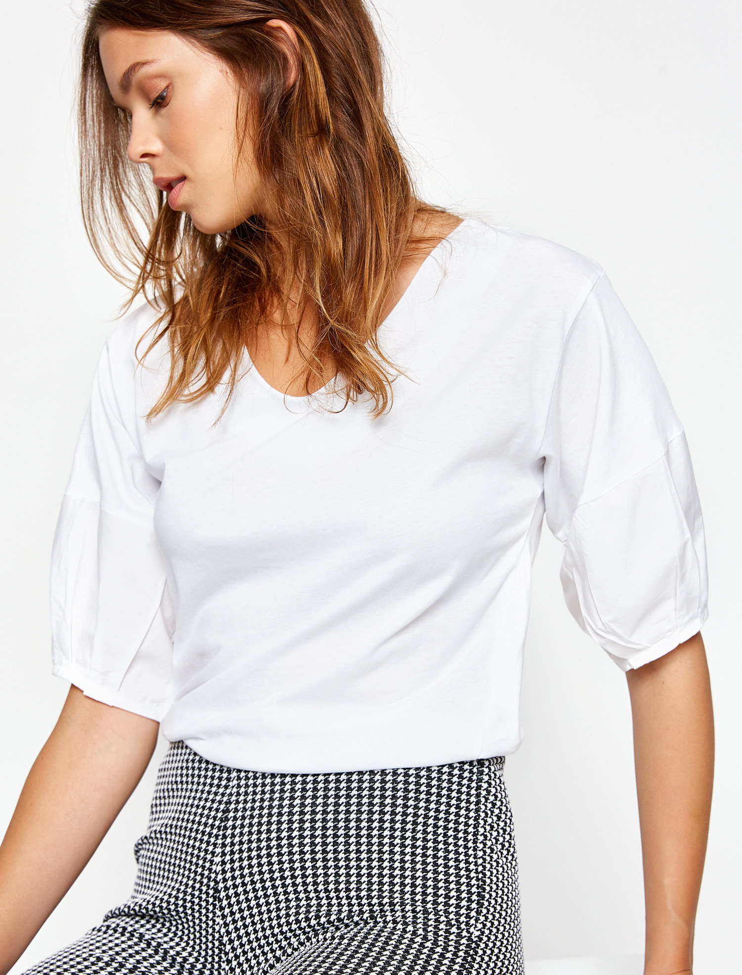 

Блузка Koton 8KAK13147EK-000  White, Блузка Koton 8KAK13147EK-000 L White
